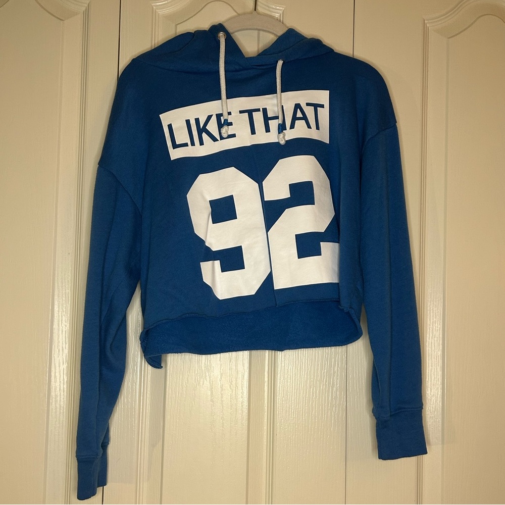 Women’s Graphic Cropped Hoodie | Size S
